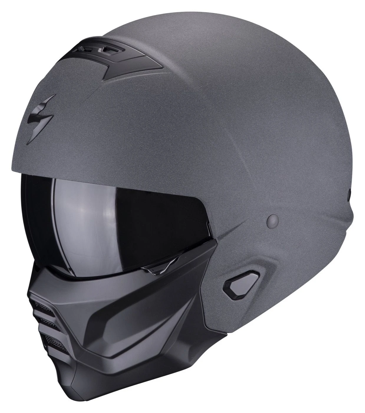 EXO-Combat II Graphite Motorhelm 3 EXO-Combat II Graphite Motorhelm