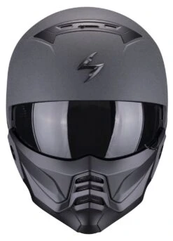 EXO-Combat II Graphite Motorhelm 7 EXO-Combat II Graphite Motorhelm -Scorpion 027344 102 3 Scorpion EXO Combat II Graphite Helmet