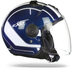 Scorpion EXO-City Scoot Donker Blauw-Wit Jethelm 13 Scorpion EXO-City Scoot Donker Blauw-Wit Jethelm -Scorpion Scorpion Exo City Scoot Dark Blue White.29