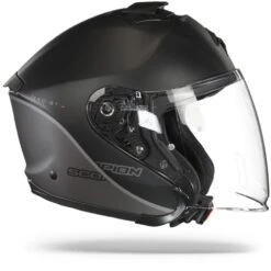 Scorpion EXO-S1 Essence Mat Zwart-Silver Jethelm