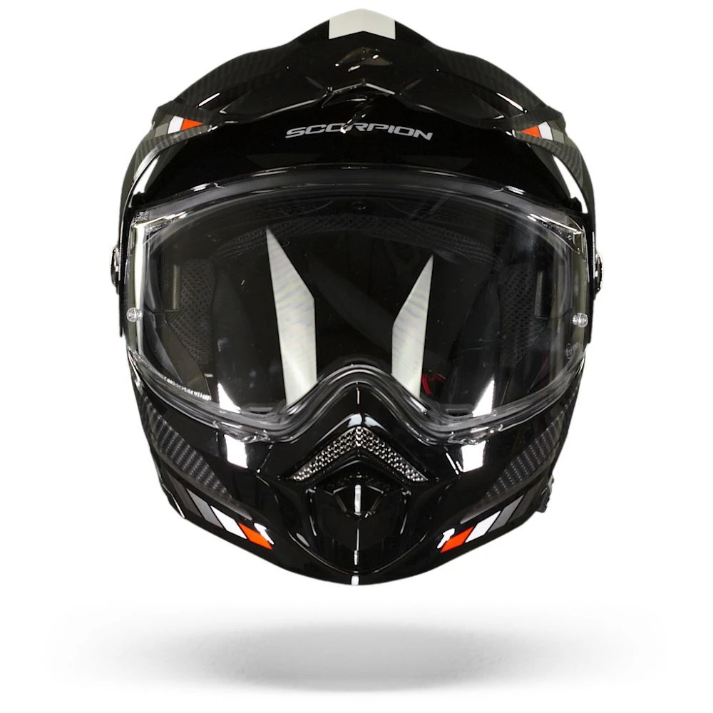 Scorpion ADX-2 Camino Zwart-Silver-Rood Adventure Helm 4 Scorpion ADX-2 Camino Zwart-Silver-Rood Adventure Helm - Afbeelding 2