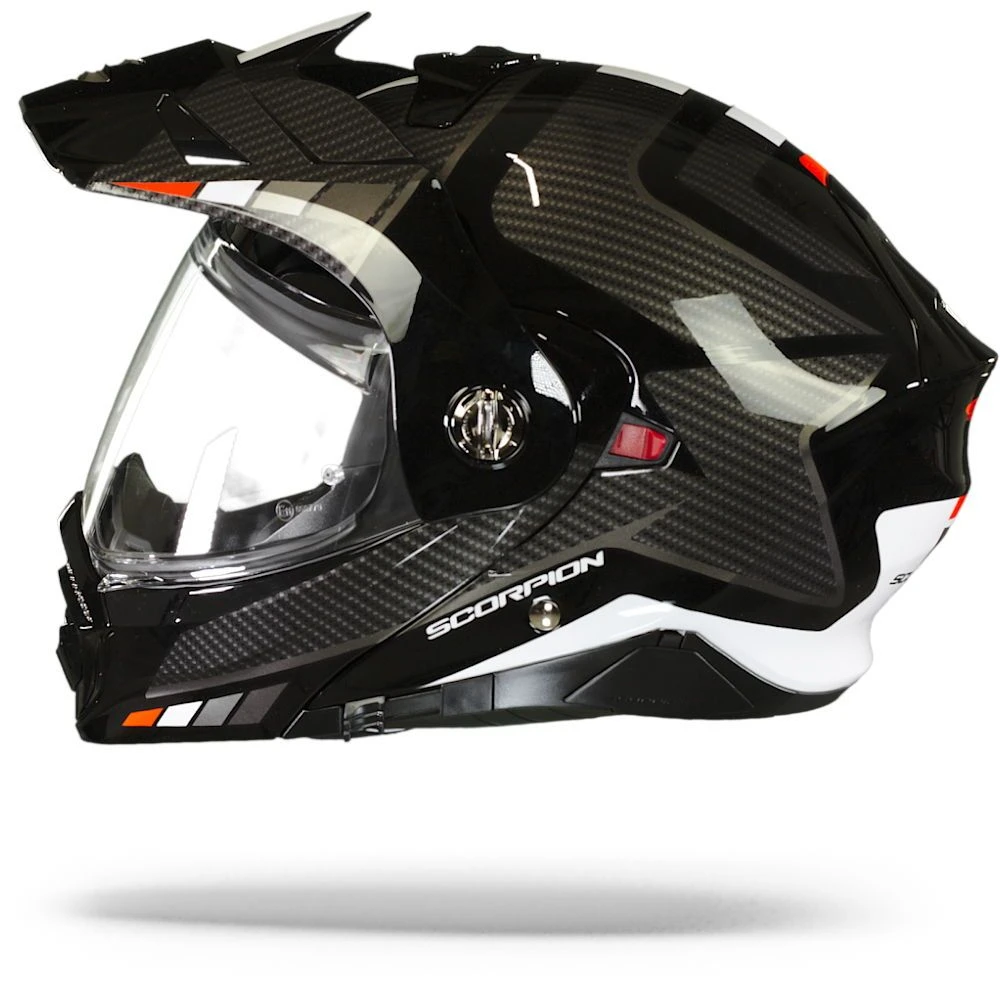 Scorpion ADX-2 Camino Zwart-Silver-Rood Adventure Helm 7 Scorpion ADX-2 Camino Zwart-Silver-Rood Adventure Helm - Afbeelding 5
