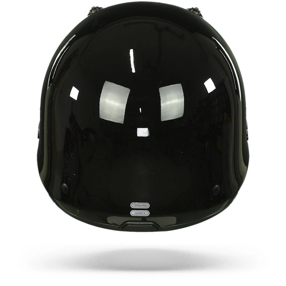 Scorpion Covert-X Tanker Zwart-Rood Jethelm 4 Scorpion Covert-X Tanker Zwart-Rood Jethelm - Afbeelding 2