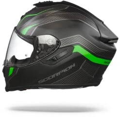 Scorpion EXO-1400 Air Fortuna Mat Zwart-Groen Integraalhelm 11 Scorpion EXO-1400 Air Fortuna Mat Zwart-Groen Integraalhelm -Scorpion Scorpion exo 1400 air fortuna matt black green.11