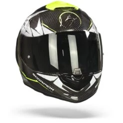 Scorpion EXO-1400 Carbon Air Aranea Zwart-Neon Geel Integraalhelm -Scorpion Scorpion exo 1400 carbon air aranea black neon yellow.35