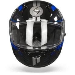 Scorpion EXO-390 Sting Zwart Blauw Integraalhelm -Scorpion Scorpion exo 390 sting black blue.01
