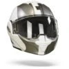Scorpion EXO-Tech Forza Pearl Wit-Zilver Systeemhelm