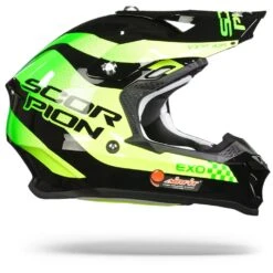 Scorpion VX-16 Air Soul Zwart-Groen Crosshelm -Scorpion Scorpion vx 16 air soul black green.29