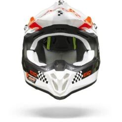 Scorpion VX-16 Air Soul Wit-Rood Crosshelm