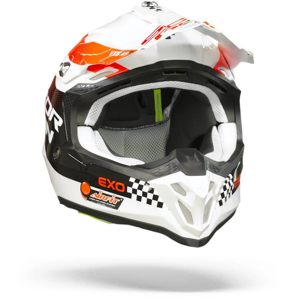 Scorpion VX-16 Air Soul Wit-Rood Crosshelm 8 Scorpion VX-16 Air Soul Wit-Rood Crosshelm - Afbeelding 6