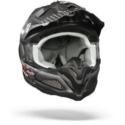 Scorpion VX-22 Air Ares Mat Zwart-Silver Crosshelm 10 Scorpion VX-22 Air Ares Mat Zwart-Silver Crosshelm -Scorpion Scorpion vx 22 air ares matt black silver.35