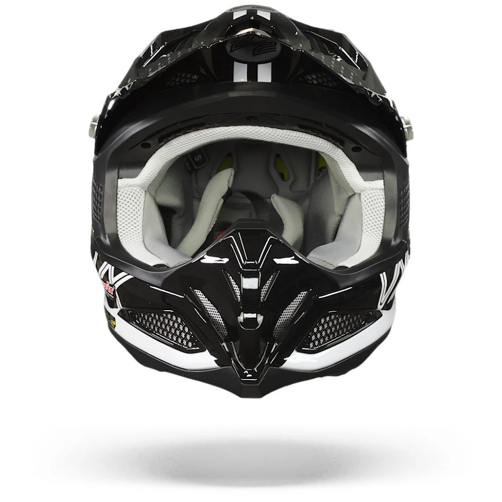 Scorpion VX-22 Air Ares Wit-Zwart-Neon Geel Crosshelm 7 Scorpion VX-22 Air Ares Wit-Zwart-Neon Geel Crosshelm - Afbeelding 5