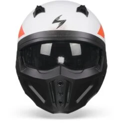 Scorpion Covert-X T-Rust Mat Wit Rood Jethelm -Scorpion ScorpionCovert XT RustMattWhiteRedJet.01