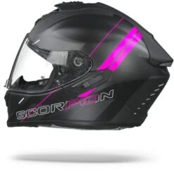 Scorpion EXO-1400 Carbon Air Drik Mat Zwart Roze Integraalhelm 10 Scorpion EXO-1400 Carbon Air Drik Mat Zwart Roze Integraalhelm -Scorpion ScorpionExo 1400CarbonAirDrikMattBlackPink.11
