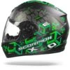 Scorpion EXO-390 Cube Matt Zwart Groen Integraalhelm -Scorpion ScorpionExo 390CubeMattBlackGreen.11
