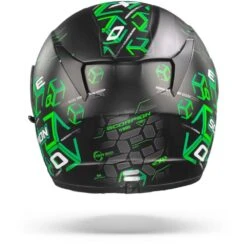 Scorpion EXO-390 Cube Matt Zwart Groen Integraalhelm -Scorpion ScorpionExo 390CubeMattBlackGreen.19