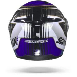 Scorpion EXO-490 Tour Wit Blauw Integraalhelm -Scorpion ScorpionExo 490TourBlackWhiteBlueGlossy.19