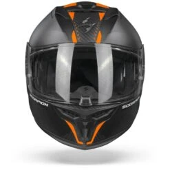 Scorpion EXO-520 Air Laten Mat Zwart Oranje Integraalhelm -Scorpion ScorpionExo 520AirLatenMattBlackOrange.01