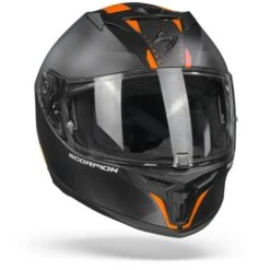 Scorpion EXO-520 Air Laten Mat Zwart Oranje Integraalhelm -Scorpion ScorpionExo 520AirLatenMattBlackOrange.35