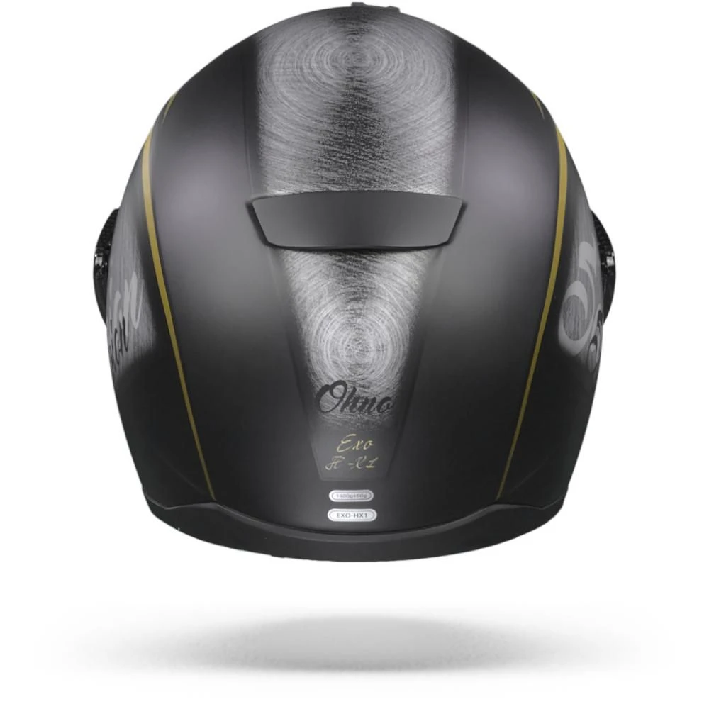 Scorpion EXO-HX1 Ohno Mat Zwart Goud Integraalhelm 4 Scorpion EXO-HX1 Ohno Mat Zwart Goud Integraalhelm - Afbeelding 2