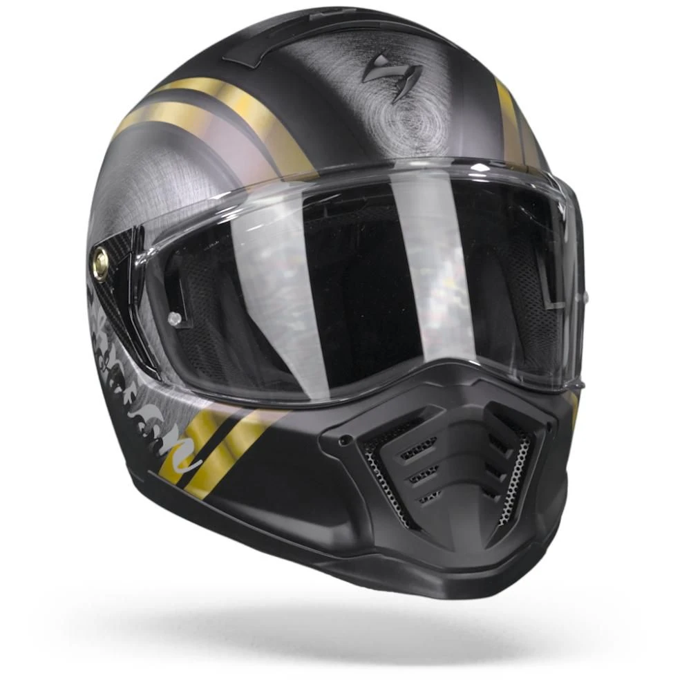 Scorpion EXO-HX1 Ohno Mat Zwart Goud Integraalhelm 8 Scorpion EXO-HX1 Ohno Mat Zwart Goud Integraalhelm - Afbeelding 6