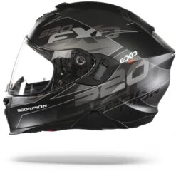 Scorpion Exo-520 Evo Air Cover Matt Zwart-Zilver Integraalhelm -Scorpion Scorpion 520 air Cover Matt Black Silver Full Face Helmet.11