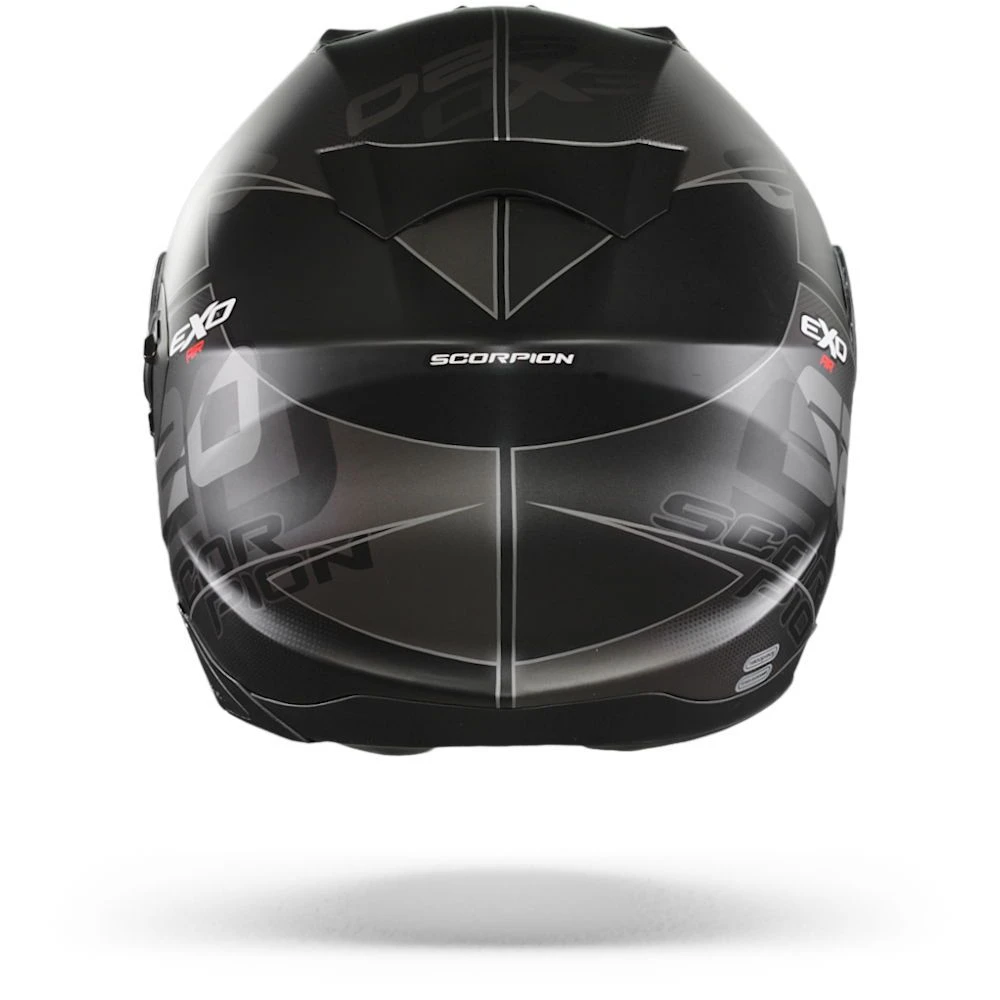 Scorpion Exo-520 Evo Air Cover Matt Zwart-Zilver Integraalhelm