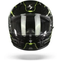 Scorpion EXO-390 Beat Zwart Neon Geel Integraalhelm -Scorpion Scorpion EXO 390 Beat Black Neon Yellow Full Face Helmet.01