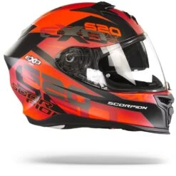 Scorpion EXO-520 Air Cover Mat Zwart Rood Integraalhelm 10 Scorpion EXO-520 Air Cover Mat Zwart Rood Integraalhelm -Scorpion Scorpion EXO 520 Air Cover Matt Black Red Full Face Helmet.29