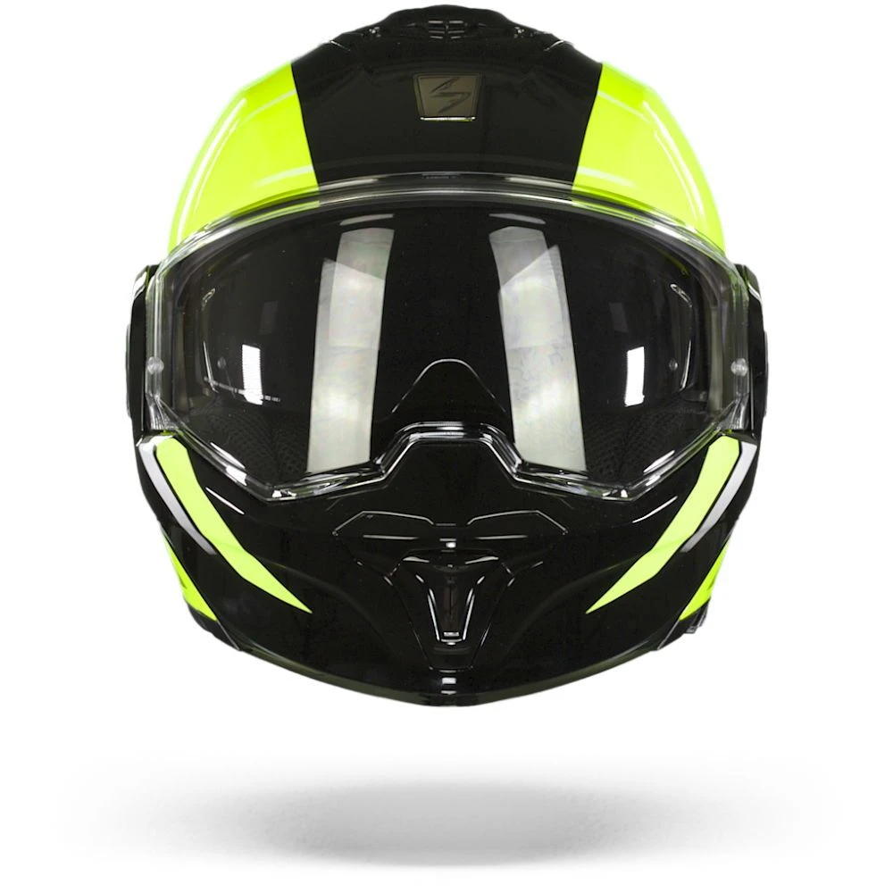 Scorpion EXO-Tech Primus Neon Geel-Zwart Systeemhelm 5 Scorpion EXO-Tech Primus Neon Geel-Zwart Systeemhelm - Afbeelding 3