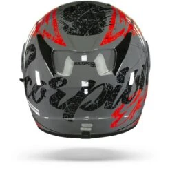 Scorpion EXO-390 Ighost Cement Grijs Rood Integraalhelm -Scorpion Scorpion EXO 390 Ighost Grey Red.19