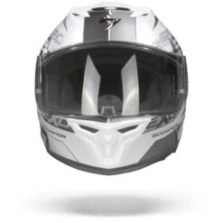 Scorpion EXO-520 Air Cover Wit Zilver Integraalhelm -Scorpion Scorpionexo 520aircoverwhitesilver.01