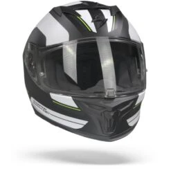 Scorpion EXO-520 Air Lemans Mat Zwart Zilver Wit Integraalhelm -Scorpion Scorpionexo 520airlemansmattblacksilverwhite.35