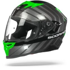 Scorpion EXO-520 Air Shade Zwart Groen Integraalhelm -Scorpion Scorpionexo 520airshadeblackgreen.07