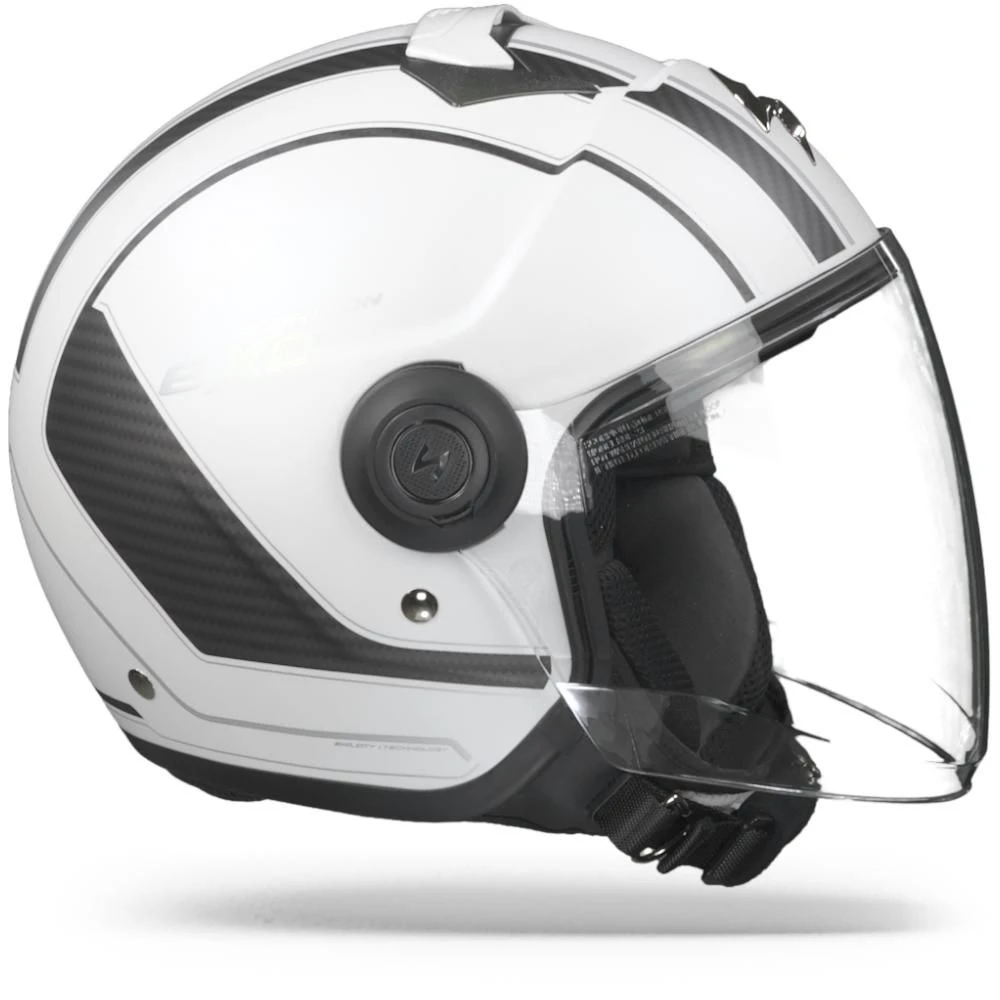 Scorpion EXO-City Scoot Mat Wit Zwart Jethelm 3 Scorpion EXO-City Scoot Mat Wit Zwart Jethelm