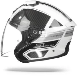 Scorpion EXO-S1 Cross-Ville Wit Zwart Zilver Jethelm 11 Scorpion EXO-S1 Cross-Ville Wit Zwart Zilver Jethelm -Scorpion Scorpionexo s1cross villewhiteblacksilverglossy.11