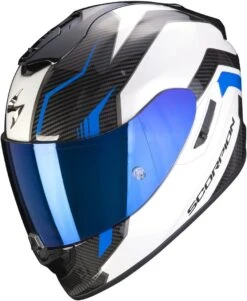 Scorpion EXO-1400 Air Fortuna Wit Blauw Integraalhelm