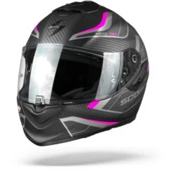 Scorpion EXO-1400 Air Attune Mat Zwart Roze Integraalhelm -Scorpion exo 1400 air attune 1pi matte.04 1