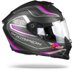Scorpion EXO-1400 Air Attune Mat Zwart Roze Integraalhelm -Scorpion exo 1400 air attune 1pi matte.29 1