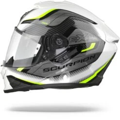 Scorpion EXO-1400 Air Attune Wit Neon Geel Integraalhelm