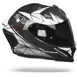 Scorpion EXO-1400 Carbon Air Aranea Zwart-Wit Integraalhelm -Scorpion scoprion exo 1400 carbon air aranea black white.29