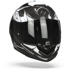 Scorpion EXO-1400 Carbon Air Aranea Zwart-Wit Integraalhelm -Scorpion scoprion exo 1400 carbon air aranea black white.35