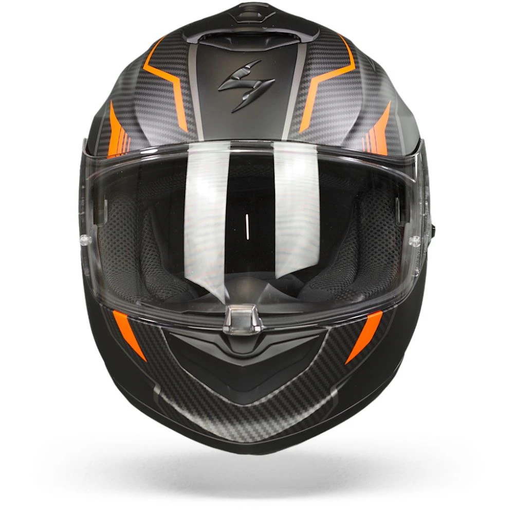 Scorpion EXO-1400 Air Fortuna Mat Zwart-Oranje Integraalhelm 8 Scorpion EXO-1400 Air Fortuna Mat Zwart-Oranje Integraalhelm - Afbeelding 6