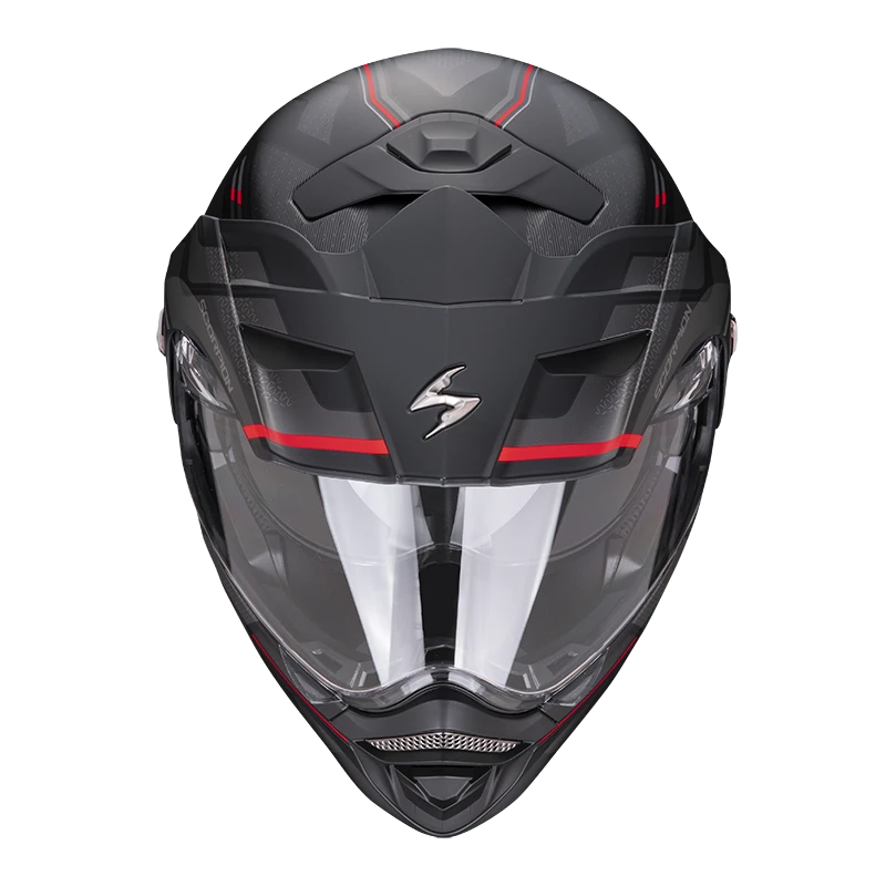 Scorpion ADX-2 Carrera Mat Zwart-Rood Adventure Helm 5 Scorpion ADX-2 Carrera Mat Zwart-Rood Adventure Helm - Afbeelding 3