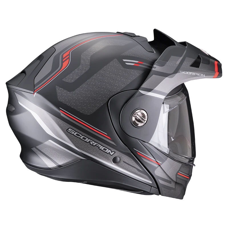 Scorpion ADX-2 Carrera Mat Zwart-Rood Adventure Helm 6 Scorpion ADX-2 Carrera Mat Zwart-Rood Adventure Helm - Afbeelding 4