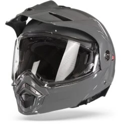 Scorpion ADX-2 Solid Cement Grijs Adventure Helm -Scorpion scorpion adx 2 solid cement grey frontpage