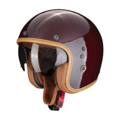 Scorpion Belfast Carbon Evo Solid Rood Jethelm