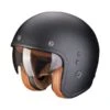 Scorpion Belfast Evo Luxe Matt Black -Scorpion scorpion belfast evo luxe black open face helmet helm casque jet kask casco abierto 1 2
