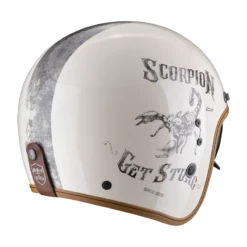 Scorpion Belfast Evo Pique Cream-Zwart Jethelm