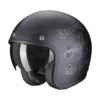 Scorpion Belfast Evo Pique Mat Zwart-Silver Jethelm -Scorpion scorpion belfast evo pique matt black silver